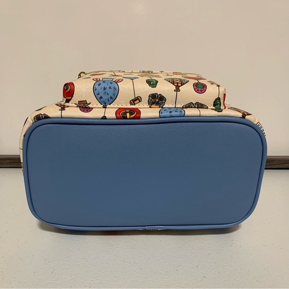 Loungefly Disney Pixar Character Balloons Mini Backpack & Wallet-New - Picture 7 of 12